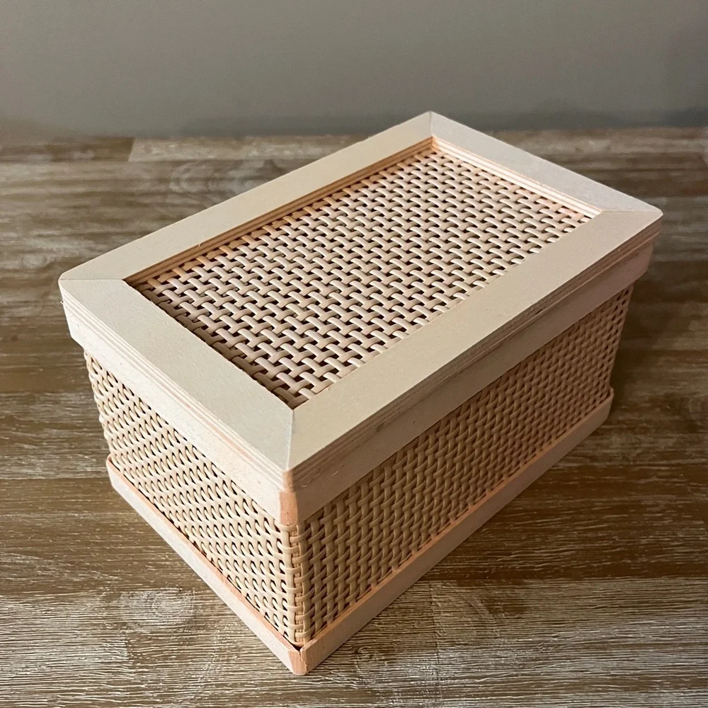 Target. Woven Wooden Box
